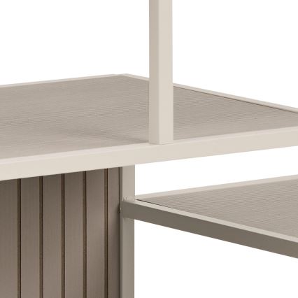 Libreria SARON 114x78 cm grigia