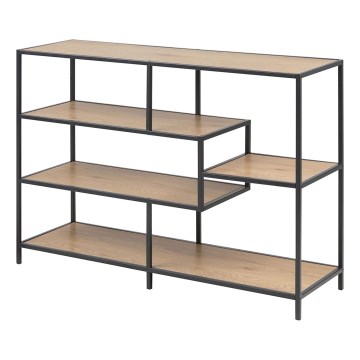 Libreria SARON quercia/nero