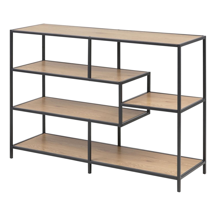 Libreria SARON quercia/nero