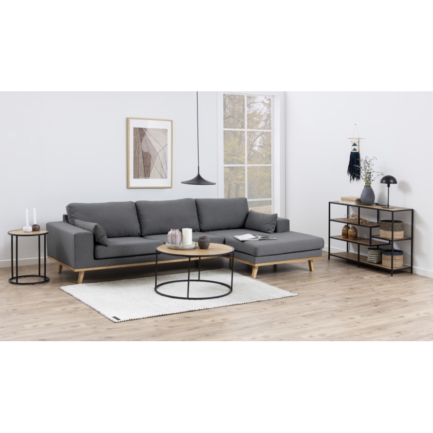 Libreria SARON quercia/nero