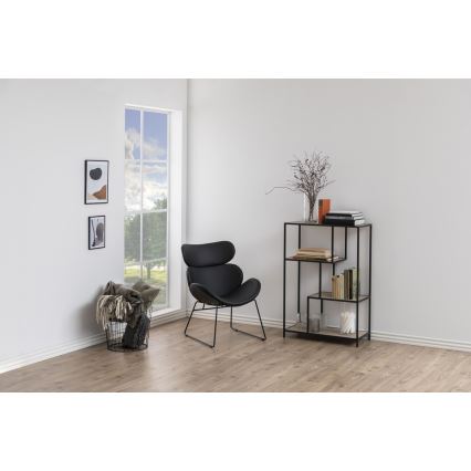 Libreria SARON quercia/nero