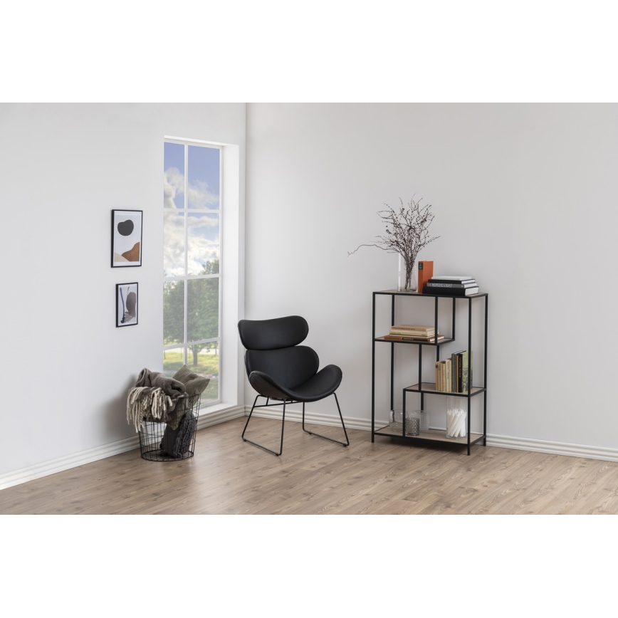 Libreria SARON quercia/nero