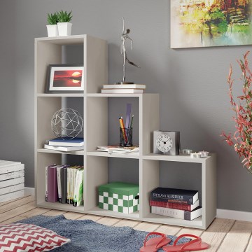 Libreria TRIO 108x105 cm cashmere