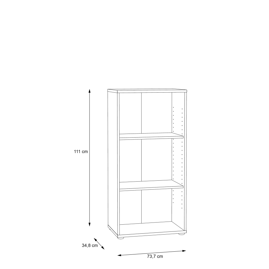 Libreria URAN rovere Artisan