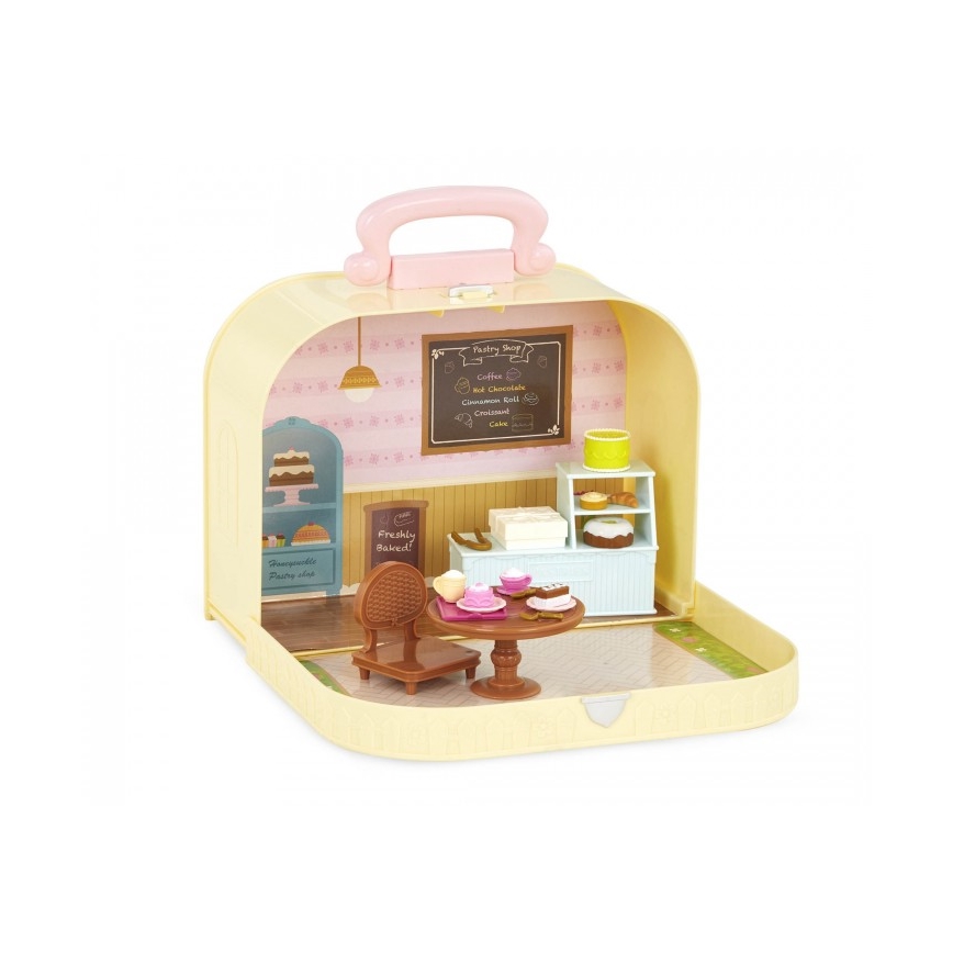 Li'l Woodzeez - Ambientazione in valigia pasticceria
