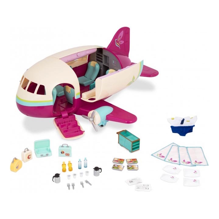 Li'l Woodzeez - Set di giocattoli aerei con accessori