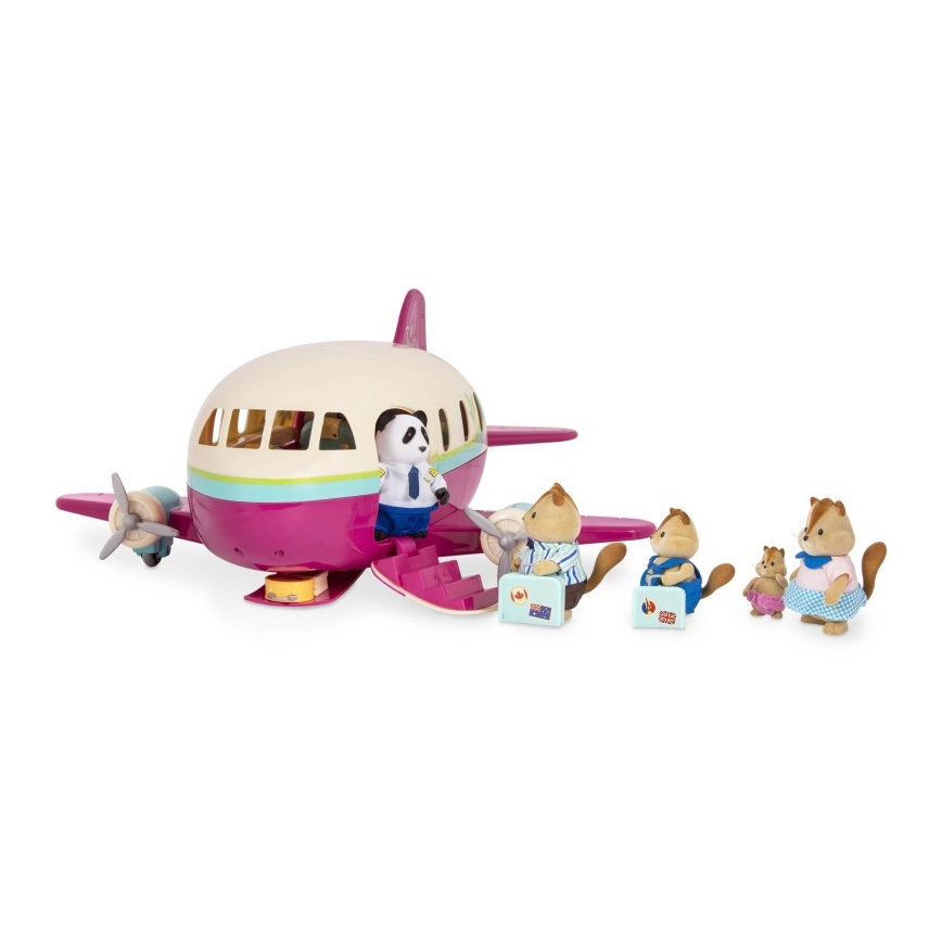 Li'l Woodzeez - Set di giocattoli aerei con accessori