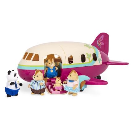Li'l Woodzeez - Set di giocattoli aerei con accessori