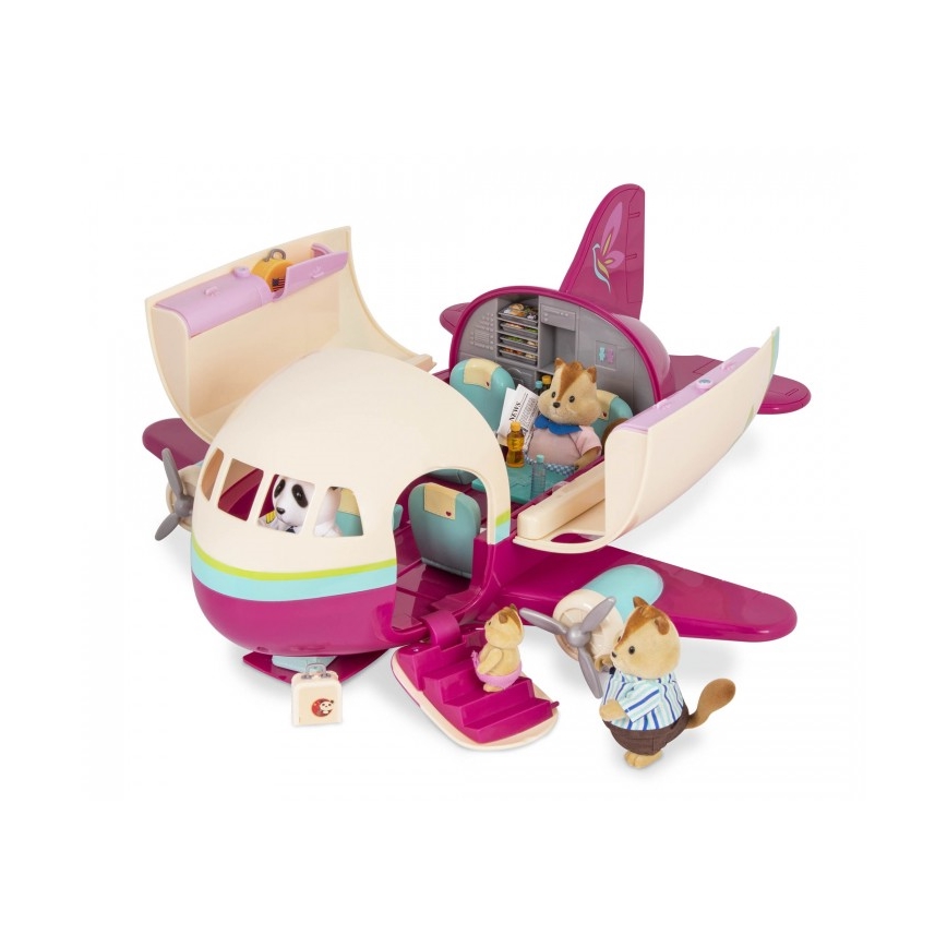 Li'l Woodzeez - Set di giocattoli aerei con accessori