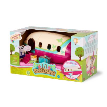 Li'l Woodzeez - Set di giocattoli aerei con accessori