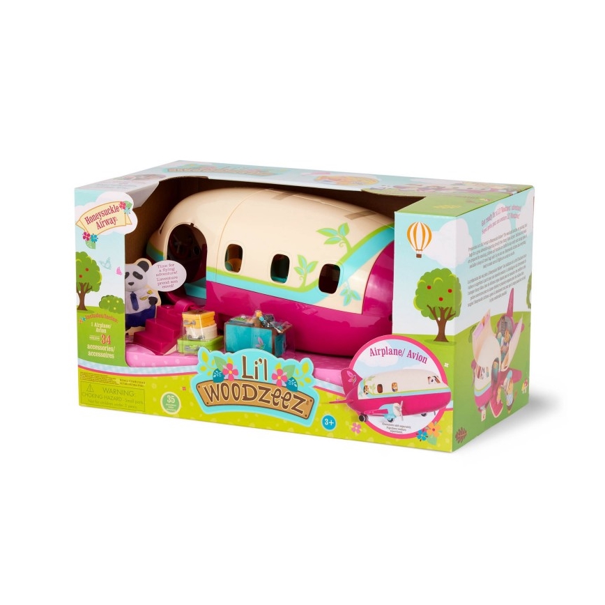 Li'l Woodzeez - Set di giocattoli aerei con accessori