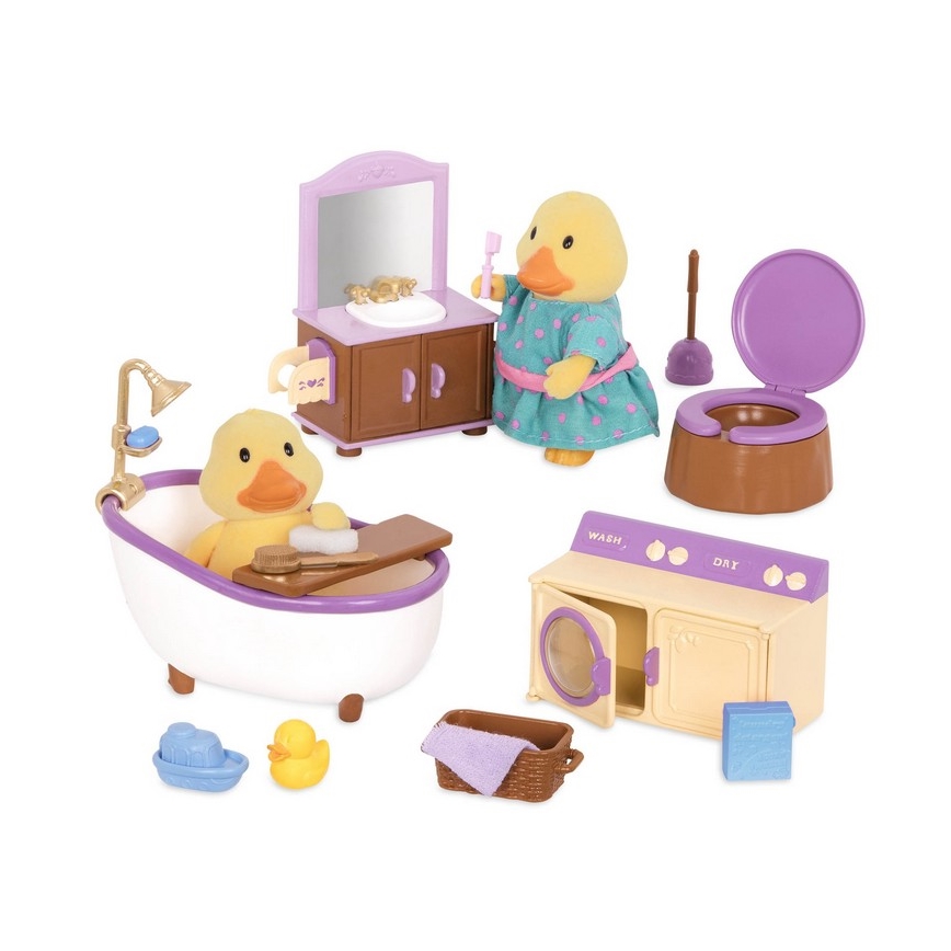 Li'l Woodzeez - Set di giocattoli per il bagno