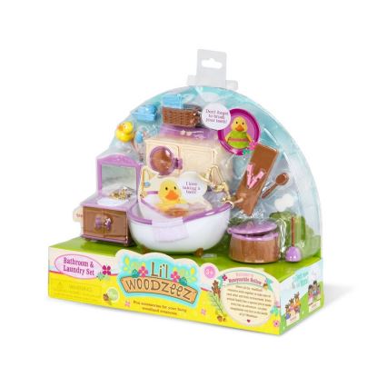 Li'l Woodzeez - Set di giocattoli per il bagno