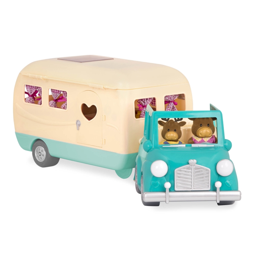 Li'l Woodzeez - Set di giochi HAPPY CAMPER campeggio
