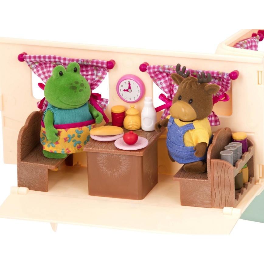 Li'l Woodzeez - Set di giochi HAPPY CAMPER campeggio