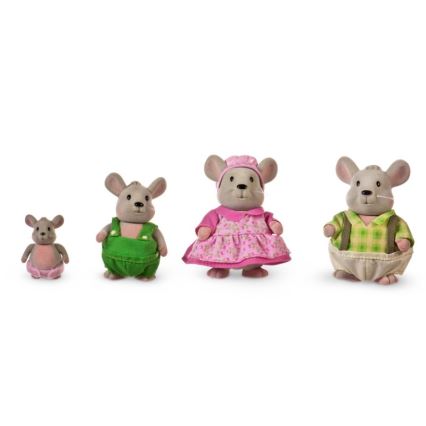 Li'l Woodzeez - Set di miniature HANDYDANDY famiglia di topi
