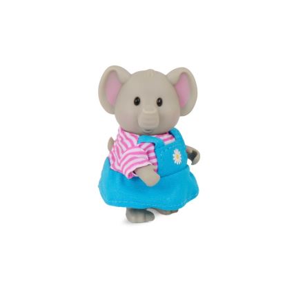 Li'l Woodzeez - Set di miniature OLIPHANT famiglia di elefanti