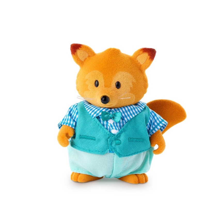 Li'l Woodzeez - Set di miniature TIPPYTAIL famiglia di volpi
