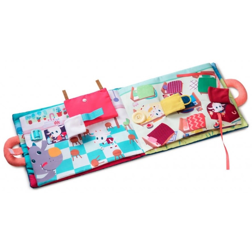 Lilliputiens - Livre textile pour enfants Bébés chèvres vilaines