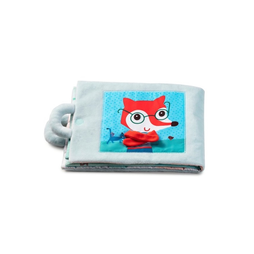Lilliputiens - Livre textile Renard bonjour Alice