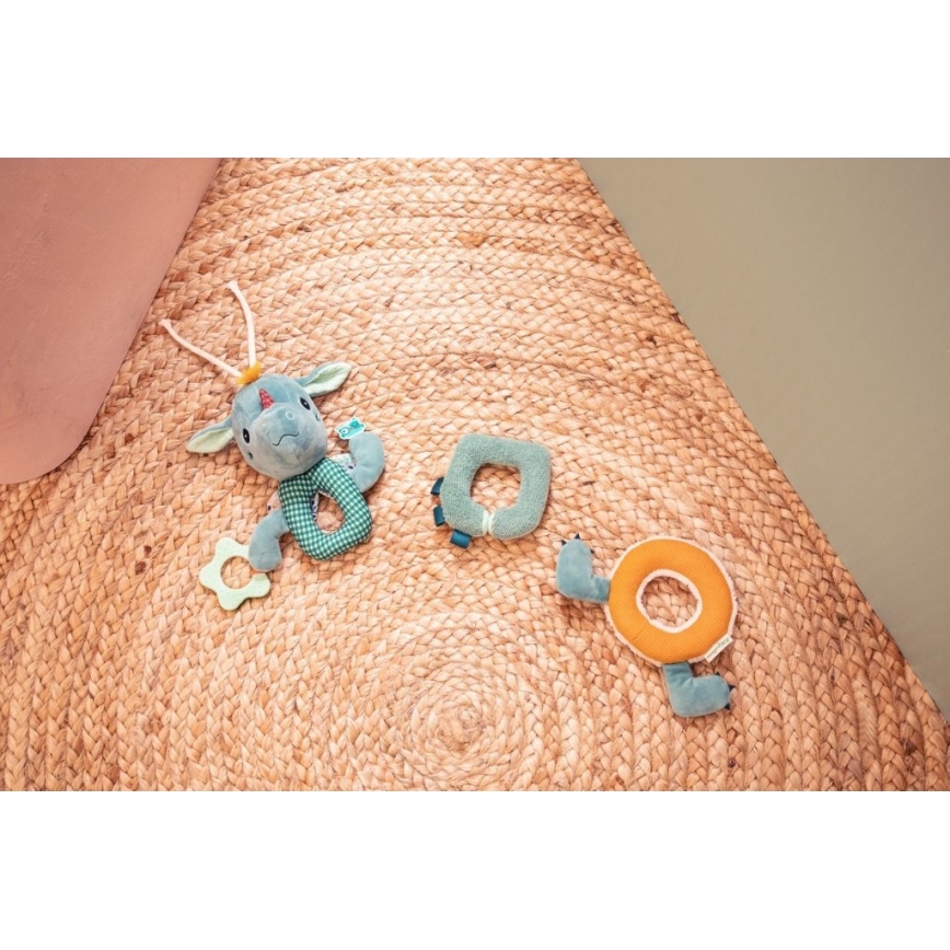 Lilliputiens - Peluche catena con un teether drago Joe