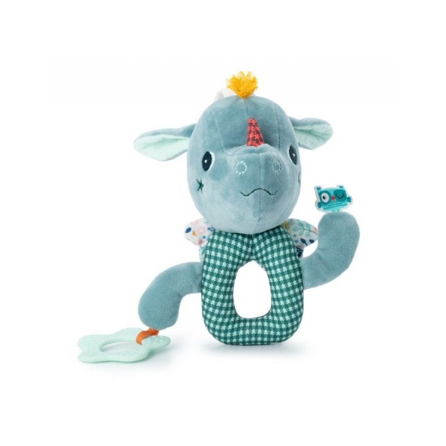 Lilliputiens - Peluche catena con un teether drago Joe