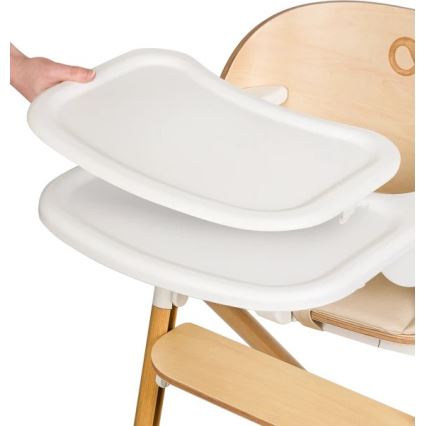 Lionelo - 3-in-1 Kinderhochstuhl CELIA Weiß/Naturholz
