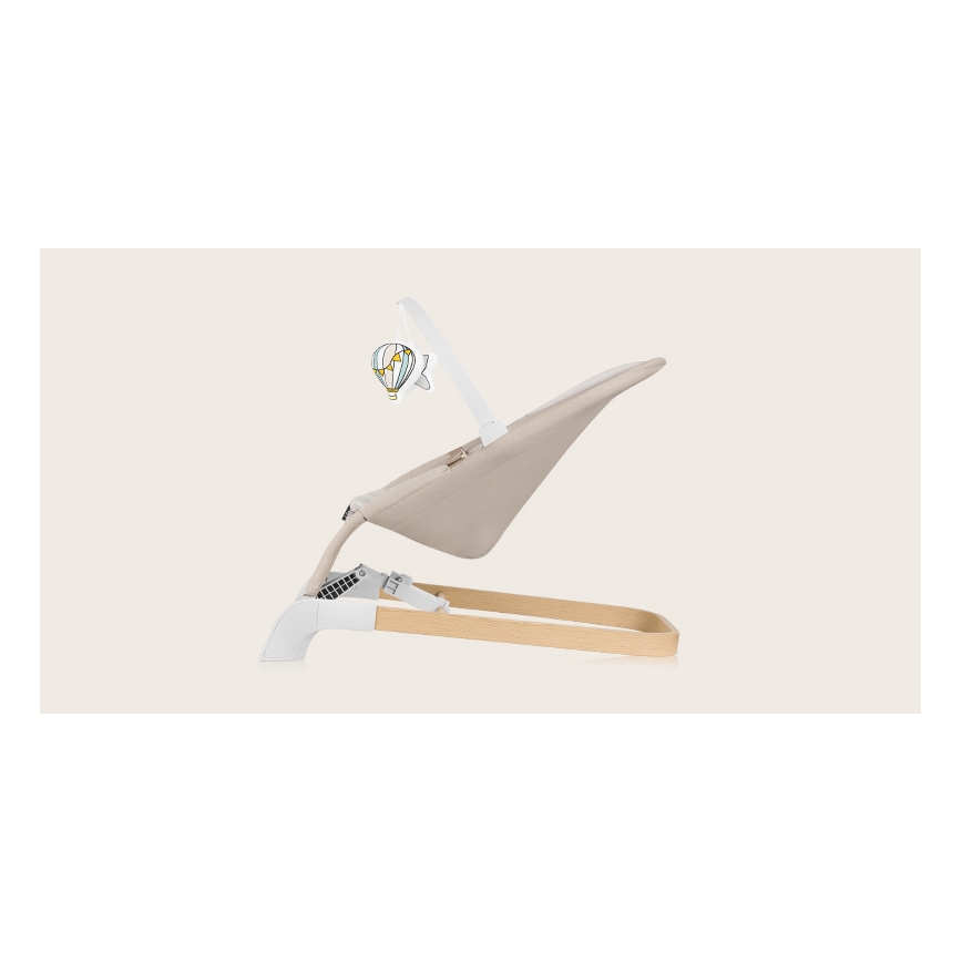 Lionelo - Altalena per bambini LILAC beige