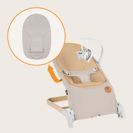 Lionelo - Altalena per bambini LILAC beige