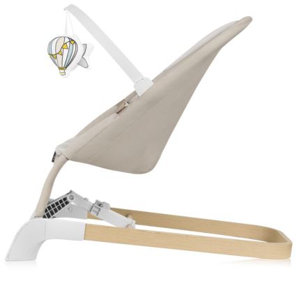 Lionelo - Altalena per bambini LILAC beige