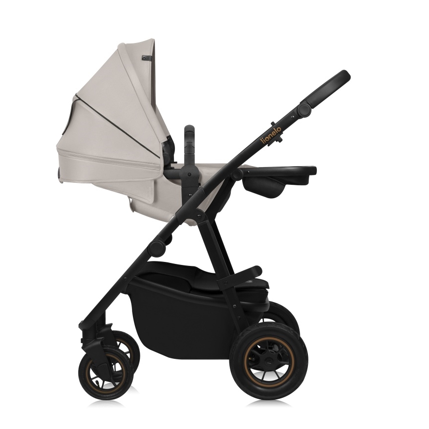 Lionelo - AMBER PLUS Kombi-Kinderwagen 2-in-1 Beige Sand