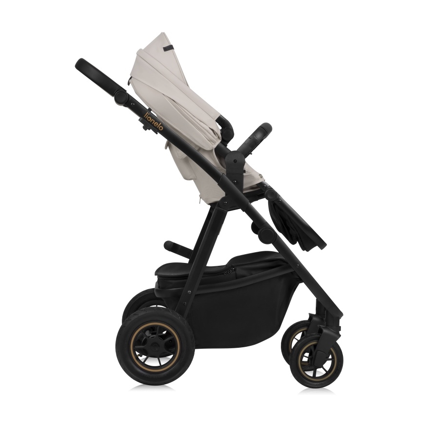 Lionelo - AMBER PLUS Kombi-Kinderwagen 2-in-1 Beige Sand