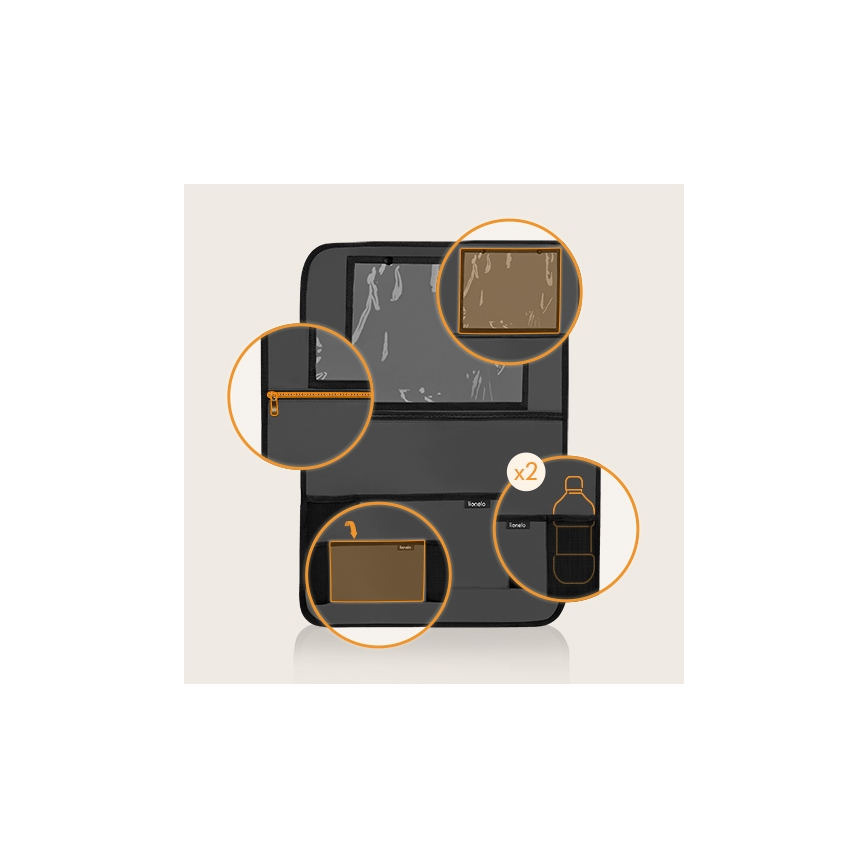 Lionelo - Auto-Organizer SEAT ORGANIZER Grau