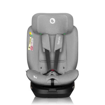 Lionelo - Autokindersitz BRAVE i-Size mit drehbarer Basis 40-150 cm Grey Stone