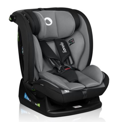 Lionelo - Autokindersitz IZZY i-Size 40-150 cm Schwarz/Grau