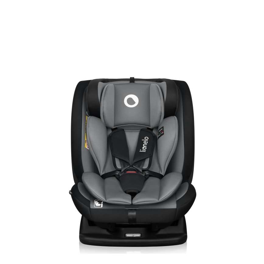 Lionelo - Autokindersitz IZZY i-Size 40-150 cm Schwarz/Grau