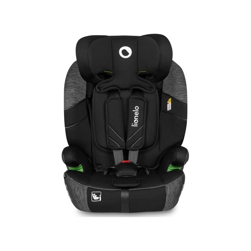 Lionelo - Autokindersitz LEVI ONE i-Size 76-150 cm schwarz/grau