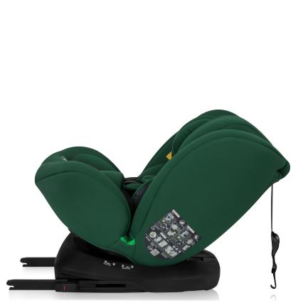 Lionelo - Autokindersitz mit drehbarer Basis BASTIAAN i-Size 40-150 cm Green Forest
