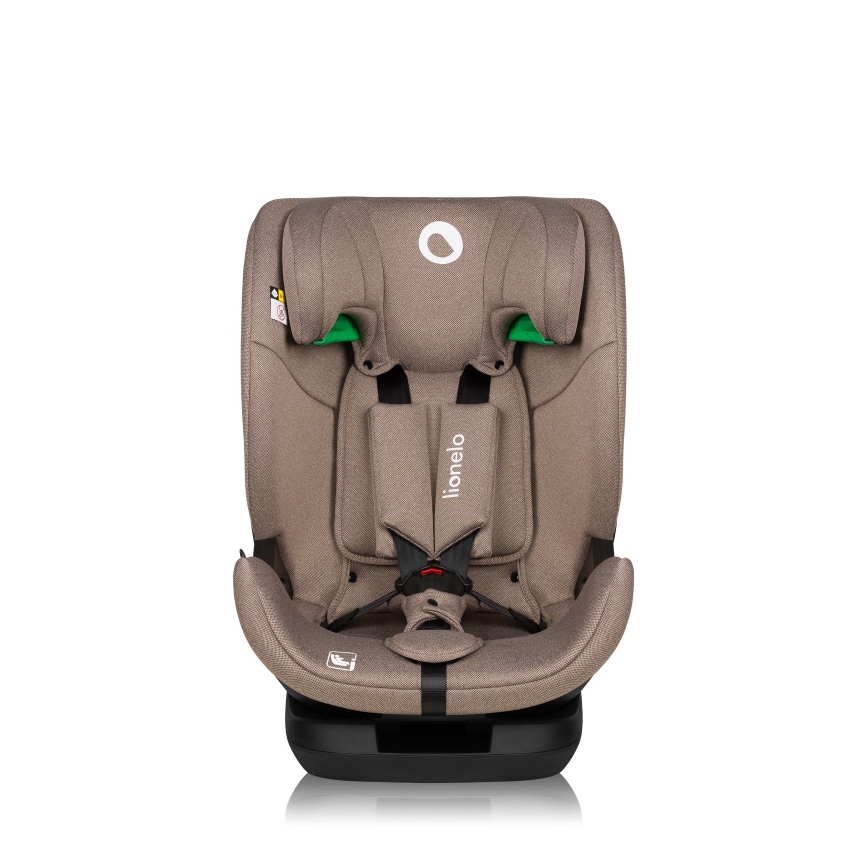 Lionelo - Autokindersitz mit drehbarer Basis LAVENDER i-Size 76-150 cm Latte-Beige
