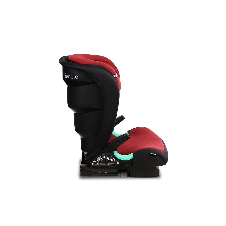 Lionelo - Autokindersitz NEAL i-Size 100-150 cm Burgunderrot