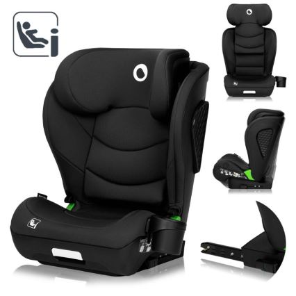 Lionelo - Autokindersitz NEAL i-Size 100-150 cm Schwarz Carbon
