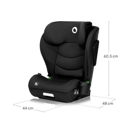 Lionelo - Autokindersitz NEAL i-Size 100-150 cm Schwarz Carbon