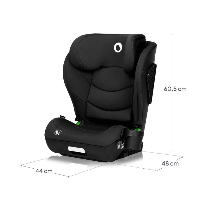 Lionelo - Autokindersitz NEAL i-Size 100-150 cm Schwarz Carbon