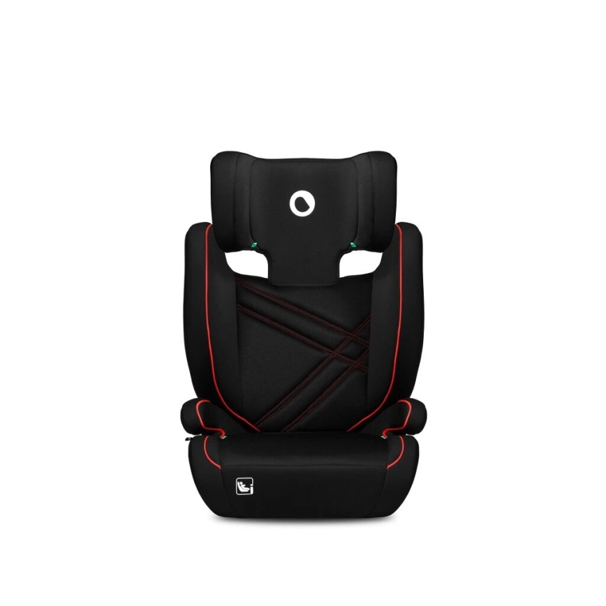 Lionelo - Autositz HUGO i-Size 100-150 cm schwarz/rot