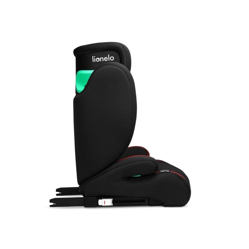 Lionelo - Autositz HUGO i-Size 100-150 cm schwarz/rot