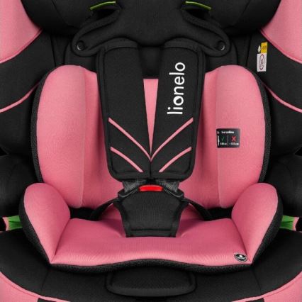 Lionelo - Autositz LEVI ONE i-Size 76-150 cm schwarz/rosa