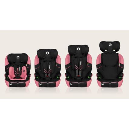 Lionelo - Autositz LEVI ONE i-Size 76-150 cm schwarz/rosa