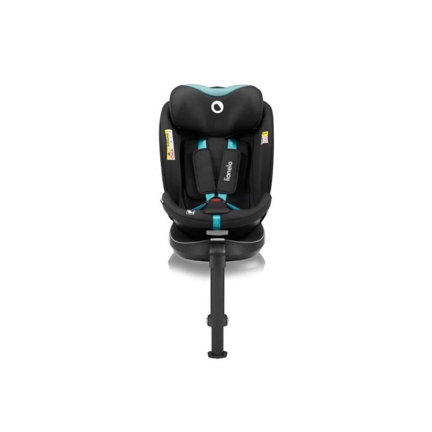 Lionelo - Autositz mit Drehbasis NAVY i-Size 40-150 cm schwarz/türkisfarben