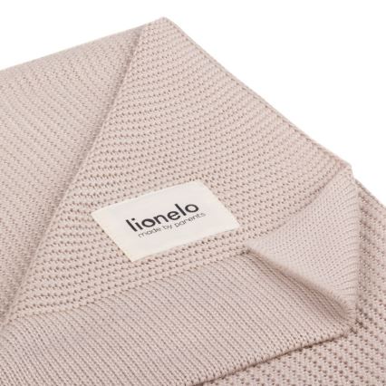 Lionelo - Baby-Bambusdecke 75x100 cm Sandbeige