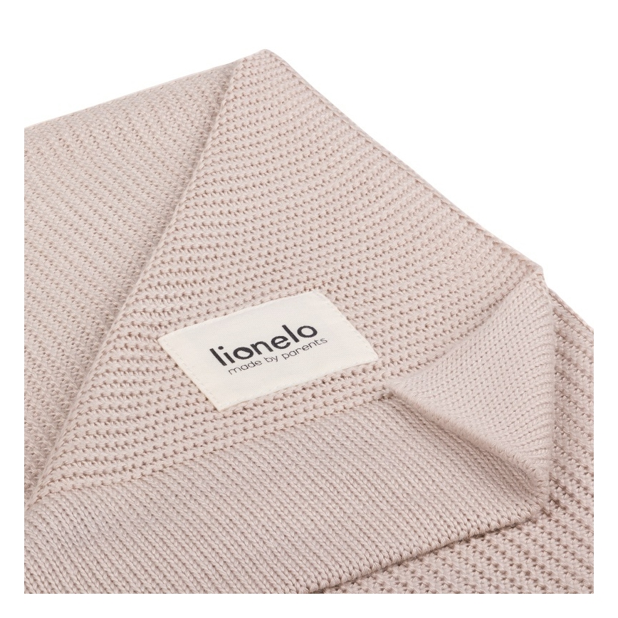 Lionelo - Baby-Bambusdecke 75x100 cm Sandbeige